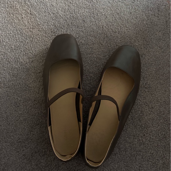 Madewell Chocolate Ballet Flats - Picture 2 of 3